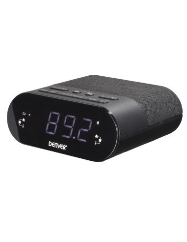 Denver Crq-107 Budzik Cyfrowy Budzik Czarny