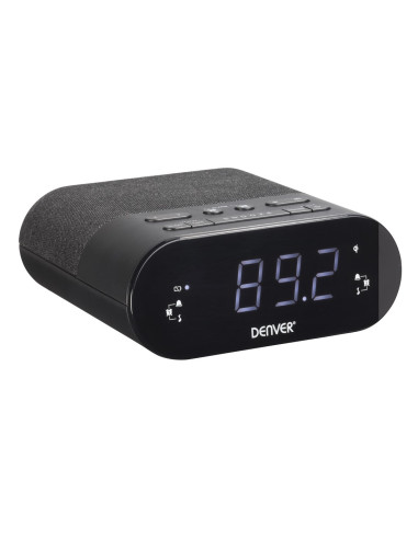 Denver Crq-107 Budzik Cyfrowy Budzik Czarny