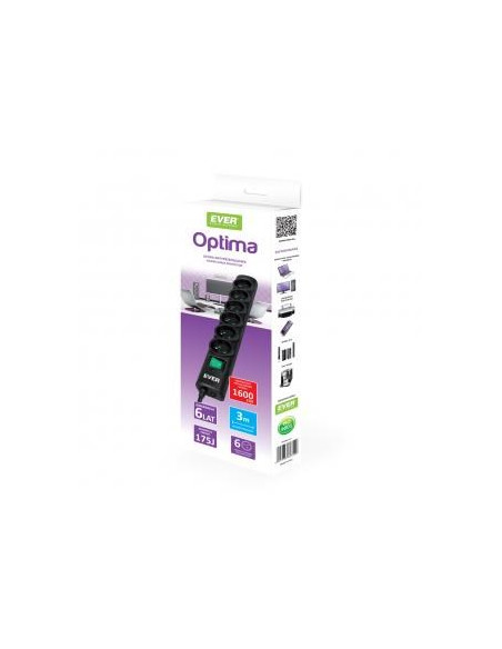 Listwa Antyprzepięciowa Ever Optima 3,0M (T/Lz08-Opt030/0000)
