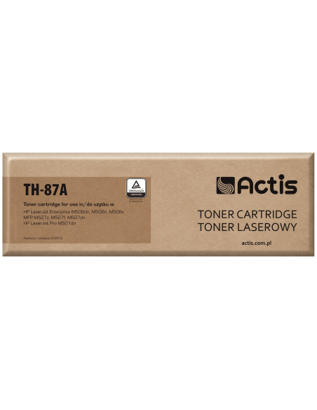 Actis Th-87A Toner (Zamiennik Hp 87A Cf287A  Standard  9000 Stron  Czarny)
