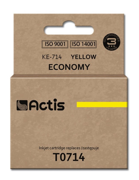 Actis Ke-714 Tusz (Zamiennik Epson T0714, T0894, T1004  Standard  13.5 Ml  Żółty)