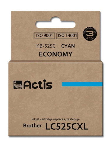 Actis Kb-525C Tusz (Zamiennik Brother Lc525C  Standard  15 Ml  Niebieski)