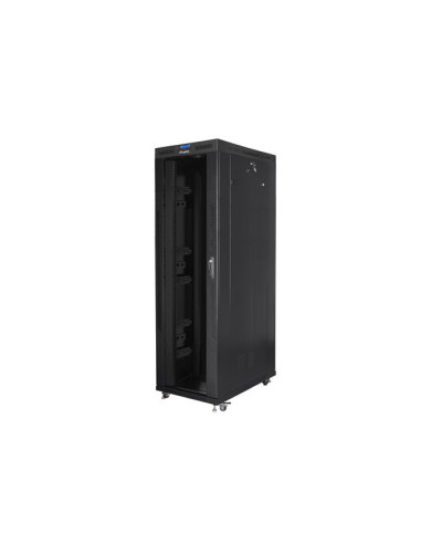 Lanberg Szafa Stojąca Rack 19" 42U 800X1200 Drzwi Szklane Lcd Czarna Ff01-8242-12Bl (Flat Pack)