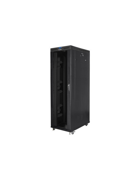 Lanberg Szafa Stojąca Rack 19" 42U 800X1200 Drzwi Szklane Lcd Czarna Ff01-8242-12Bl (Flat Pack)