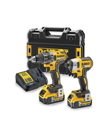 Dewalt Dck268P2T-Qw Wkrętak Zasilany/Zakrętark Udarowy Czarny, Żółty
