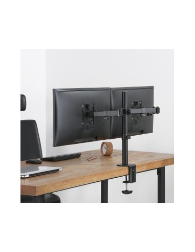 Maclean Uchwyt Biurkowy Na 2 Monitory Lcd Mc-884