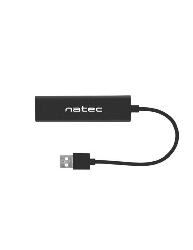 Natec Hub Usb 2.0 Dragonfly 3 Porty + Rj45 Nhu-1413