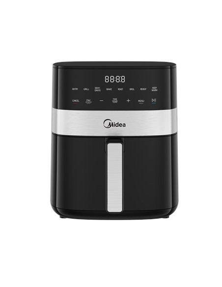 Frytkownica Powietrzna Midea | Mf-Cn65E | Moc 1700 W | Pojemność 6,5 L | Czarny