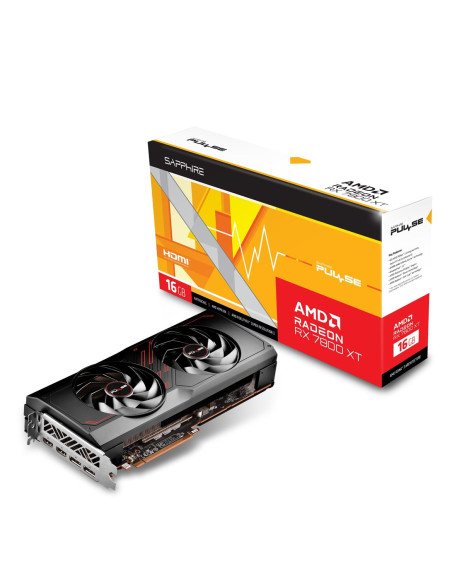 Karta Graficzna Sapphire Radeon Rx 7800 Xt Pulse Gaming 16Gb Gddr6 Dual