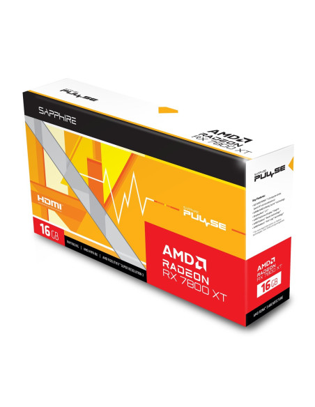 Karta Graficzna Sapphire Radeon Rx 7800 Xt Pulse Gaming 16Gb Gddr6 Dual