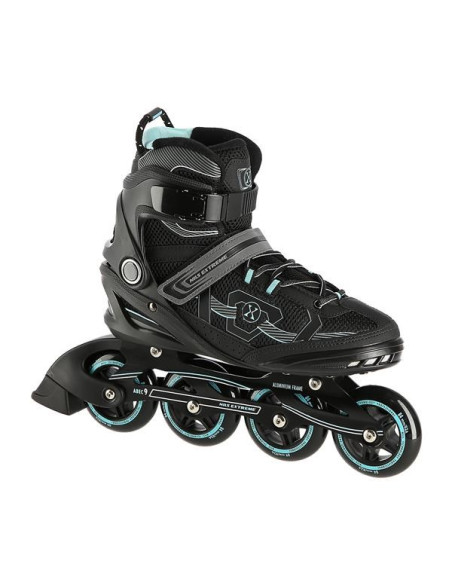Łyżworolki Nils Extreme Na9157 Czarno-Miętowe Rozm. 42