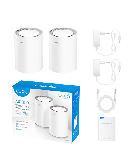 Access Point Cudy M1800 (2-Pack) Ax1800 Dual Band Wi-Fi 2X Gigabit Mesh