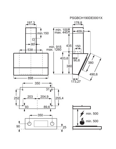 Okap Electrolux Lfv619K