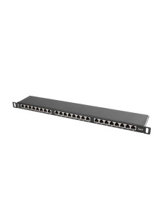 Patch Panel Lanberg  Pps6-0024-B (0.5U  Kat. 6) 2