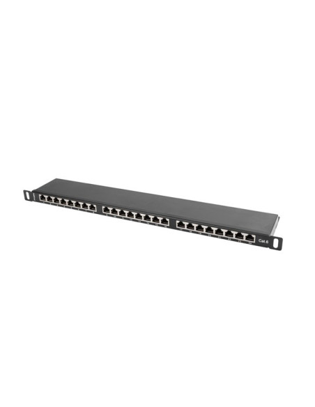 Patch Panel Lanberg  Pps6-0024-B (0.5U  Kat. 6)