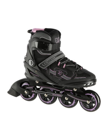 Łyżworolki Nils Extreme Na9157 Czarno-Fioletowe Rozm. 44