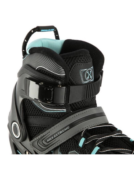 Łyżworolki Nils Extreme Na9157 Czarno-Miętowe Rozm. 40