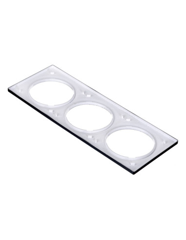 Fibaro Ramka Ozdobna Potrójna Antra Fg-Wx-Pp-0004-8