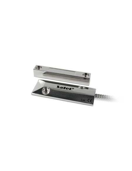 Czujka Magnetyczna Bramowa Satel B-4M Kontaktron (Obudowa Metalowa) Srebrny