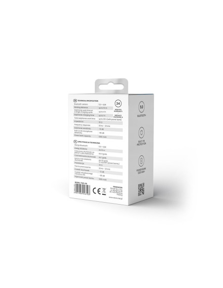 Savio Bezprzewodowe Słuchawki Bluetooth 5.0 + Edr Tws-06