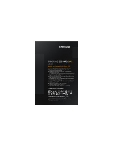 Dysk Ssd Samsung 870 Qvo Mz-77Q4T0Bw 4Tb Sata 6
