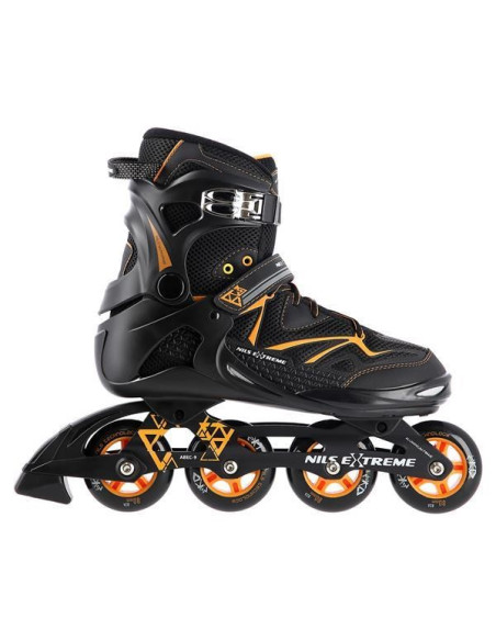 Łyżworolki Nils Extreme Na9022 Czarno-Pomarańczowe Rozm. 40
