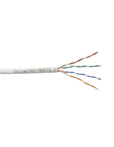 Kabel Emiter Net Utp (U/Utp) Kat.5E 350Mhz, Drut, Standard, Szary