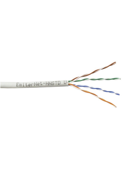 Kabel Emiter Net Utp (U/Utp) Kat.5E 350Mhz, Drut, Standard, Szary