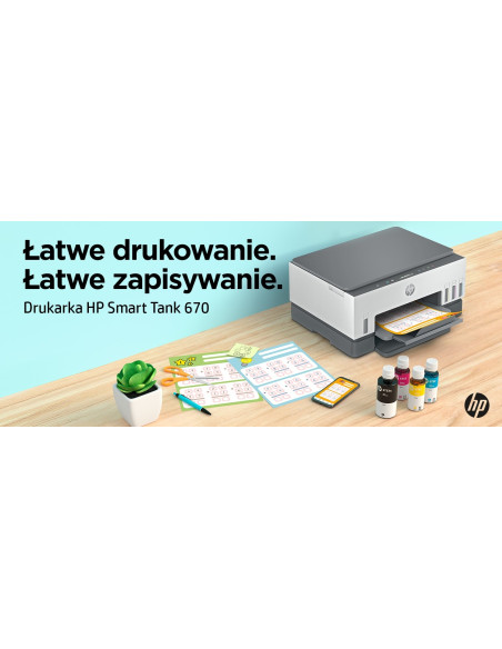 Urządzenie Wielofunkcyjne Hp Smart Tank 670 6Uu48A