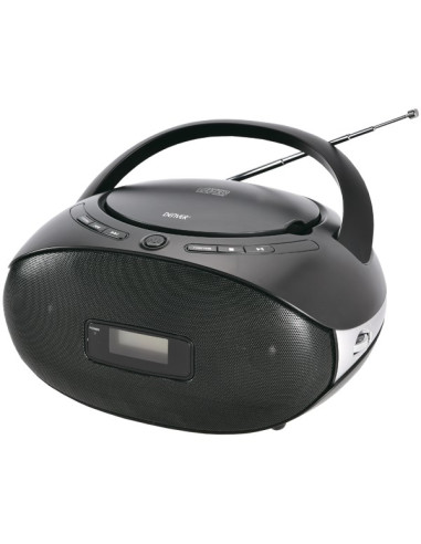Denver Tc-29 Przenośny System Stereo Analogowy 1 W Fm Czarny Odtwarzacz Mp3